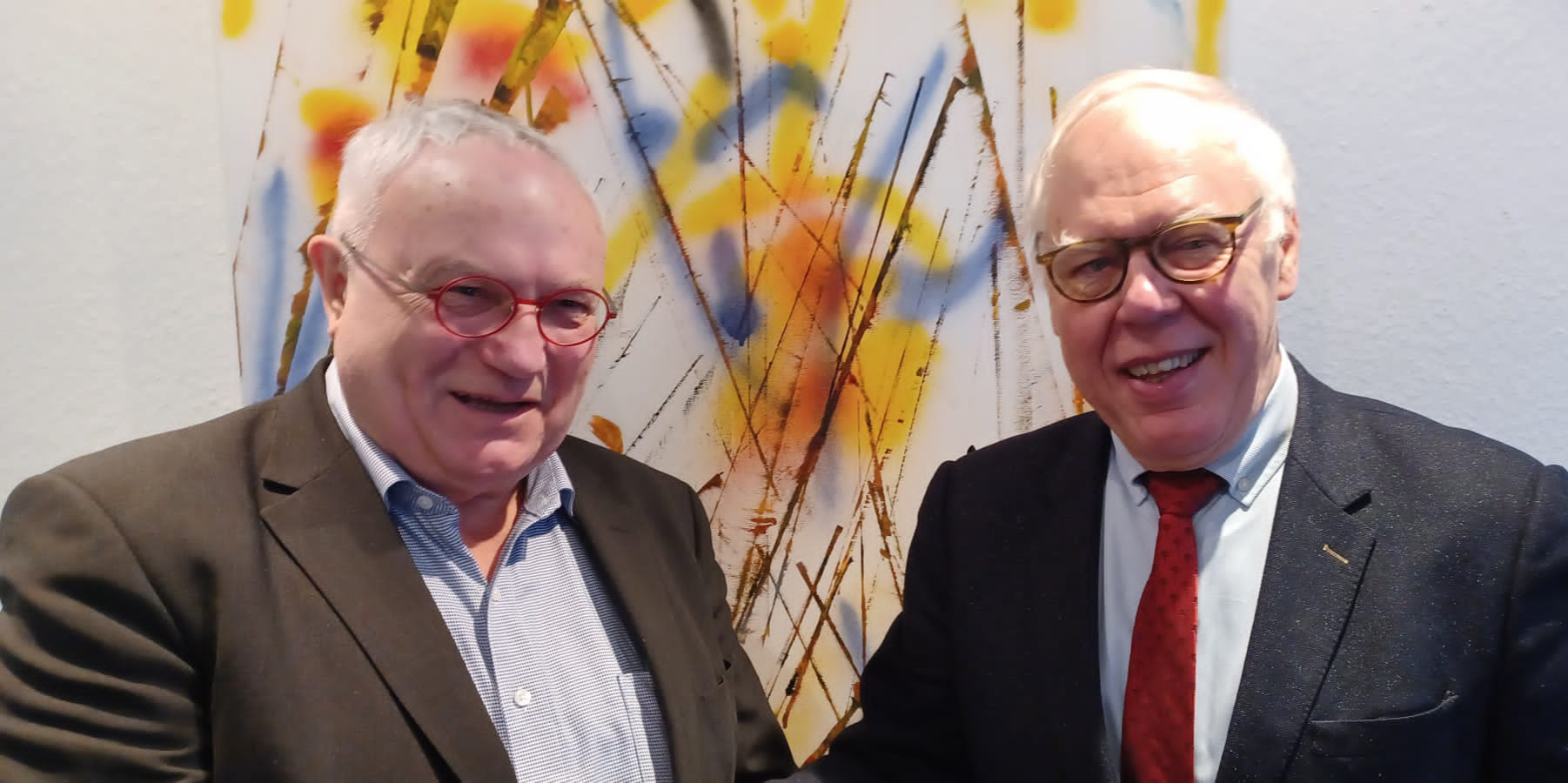 Prof. Dr. Henning Lühr und Eberhard Muras